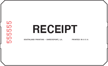 Amano AMG/ATD RECEIPT