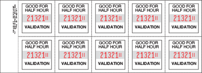 Half Hour P/S Stamps VALS5